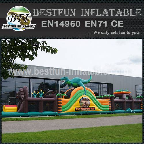 Inflatable Dino Adventure customized course