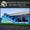 Inflatable toboggan winter custom