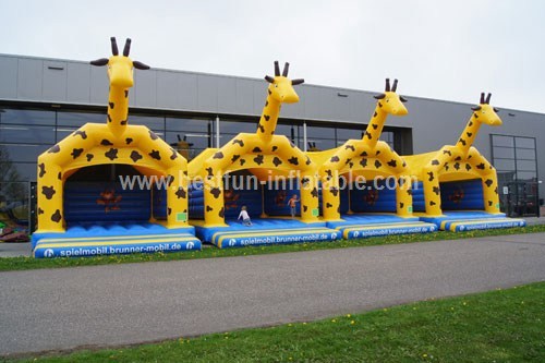 Castle inflatable giraffe custom