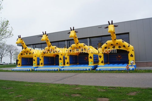 Castle inflatable giraffe custom