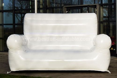 Inflatable blowe White Sofa