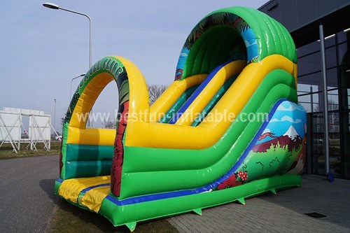 Inflatable Jungle custom slide