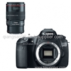 Canon EOS 60D Digital SLR Camera Body with EF 100mm f/2.8L IS USM Macro Auto Focus Lens