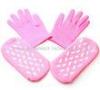 Reusable Natural Gel Massager Spa Gloves And Socks For Dry Skin Treatment