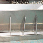 Double-side 4-direction stainless feeding trough