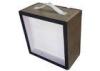 Mini Pleated HV Glass Fiber ULPA Panel Air Filter With MDF Frame