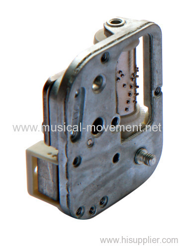 WINDING SHAFT ROTATION OUTPUT 18 NOTE MINIATURE MUSIC BOX MECHANISM