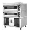 Electric Stainless Steel 2 Decks 4 Trays Bakery Electric Oven With Proofer