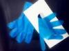 Surgical Blue examination gloves / latex powder free exam gloves