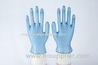 Blue Disposable Vinyl Glove powder free for Hair Salon / Dental