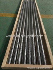 Perforated Metal Welded Tubes straight seam welding filter frames