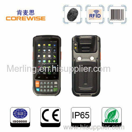 NFC barcode scanner capacitive touch screen