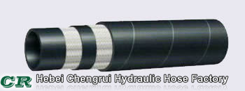 SAE 100R3 medium pressure hydraulic hose -double fiber braid