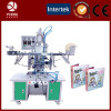 Flat surface product with heat transfer printing machine