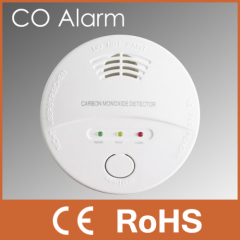 Portable carbon monoxide detector for car