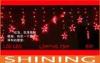 220V Adjustable Red LED Curtain Lights 120pcs Lamp For Wedding Stage