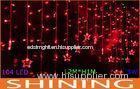 220V 4m LED Curtain Lights 50000h Long Life For Outdoor Decoration