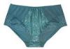 Grace lace Middle Waist Plus Size Panties / Dark Green 2XL Jacquard Panties