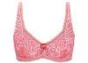 Rich Flowers Lace Bralette comfortable Underwire Tiny Bow Fashion