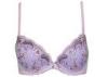 Exquisit Embroidery Lace Gel Padding Push Up Bra , Chic Bow Decoration