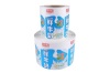 milk adhesive label custom private label food label