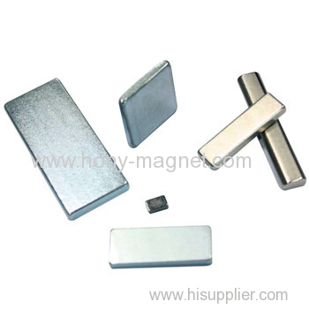 Sintered neodymium magnet block wind turbine