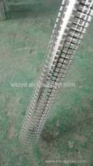 Square Hole Straight Seam Perforated Metal Welded Tubes Filter Frames