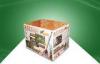 Full Color Flexo Pring Cardboard Dump Bins Cardboard Display Units for Market