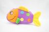 cartoon plush shape of 4#fish pencil bags