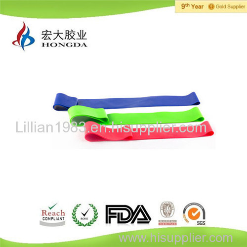 Hot selling elastic bands GYM in pocket strength exercises for legs resistance loop gym fitmess band