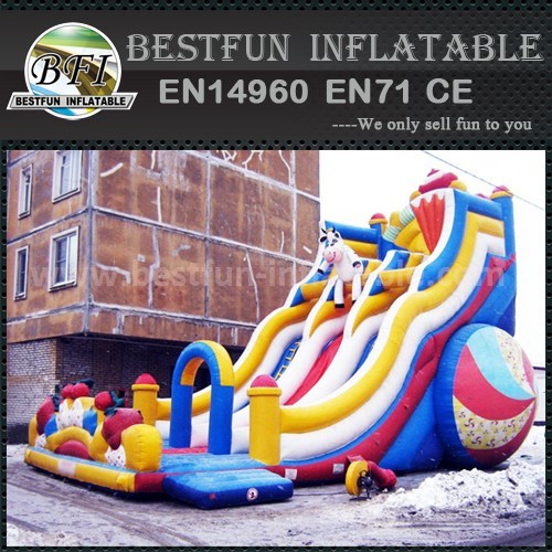 Adult PVC inflatable rental slide