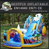 American inflatable bouncer slide combo
