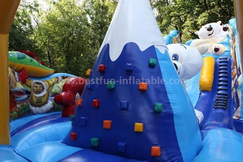 American inflatable bouncer slide combo