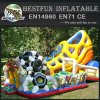 Amusement inflatable dry slide