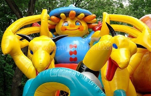 Beautiful style inflatable slide