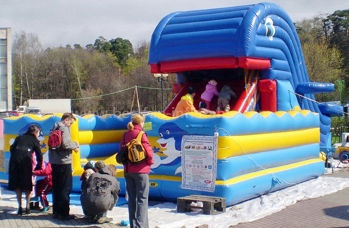 Bouncy castles inflatable slide