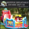 Clown design circus inflatable slide