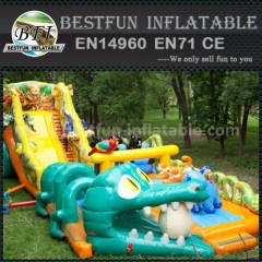 Commercial bouncer inflatables with slide