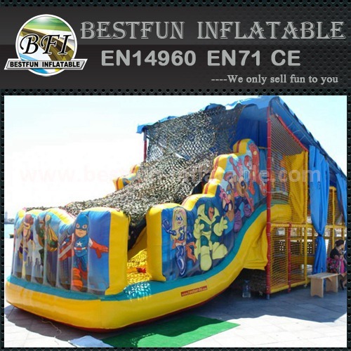 Commercial inflatable bounce slide