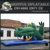 Crocodile inflatable bouncer slide