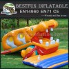 Custom inflatable slide for pool