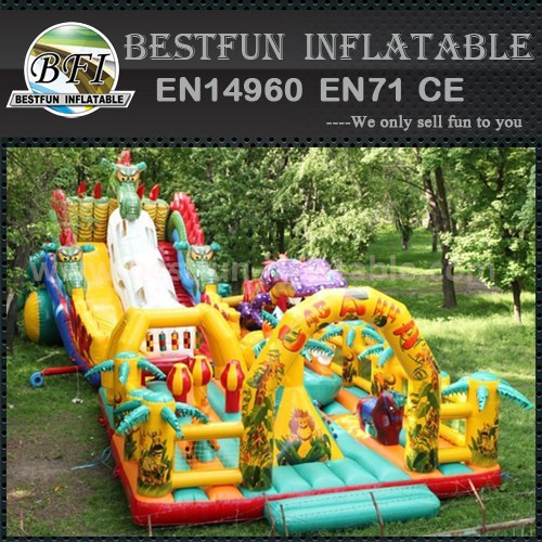 Custom slip & slide inflatable