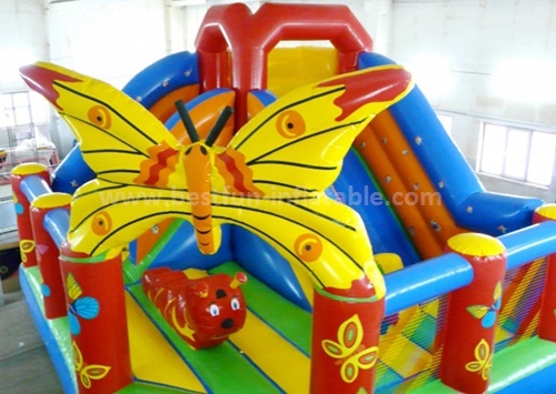 Dazzle color inflatable slide