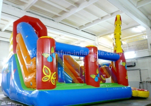 Dazzle color inflatable slide