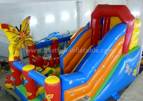 Dazzle color inflatable slide