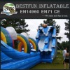 Endless fun inflatable slide