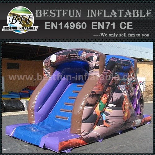 Fantastic inflatable dry slide