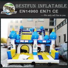 Funny totem inflatable slide