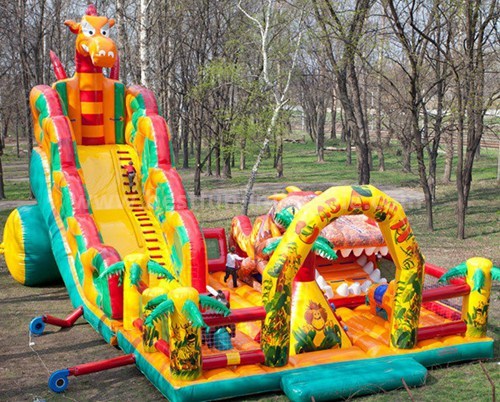 Hot sale inflatable bouncing slides