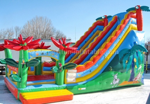 Inflatable Africa forest slide